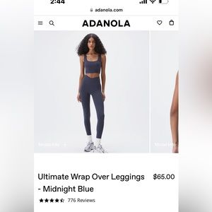 ADANOLA - Ultimate Wrap Leggings SZ M